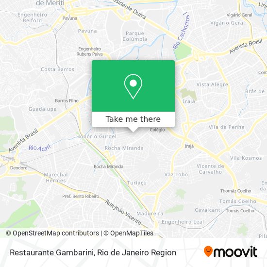 Restaurante Gambarini map