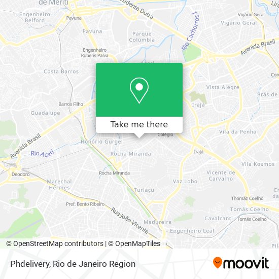 Phdelivery map