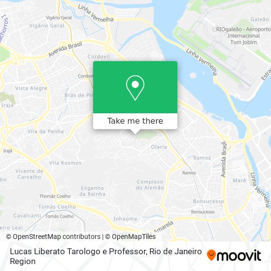 Mapa Lucas Liberato Tarologo e Professor