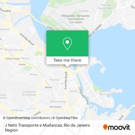 J Neto Transporte e Mudancas map