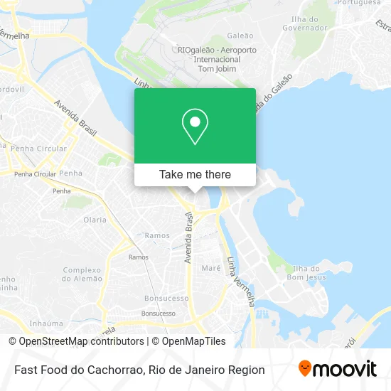 Fast Food do Cachorrao map