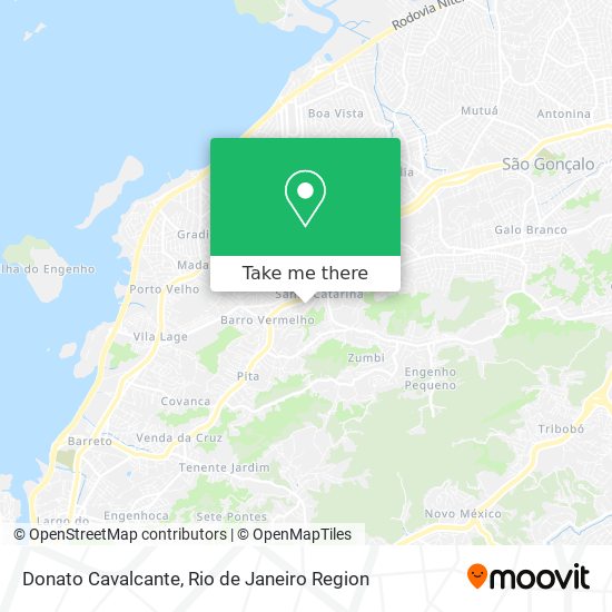 Mapa Donato Cavalcante