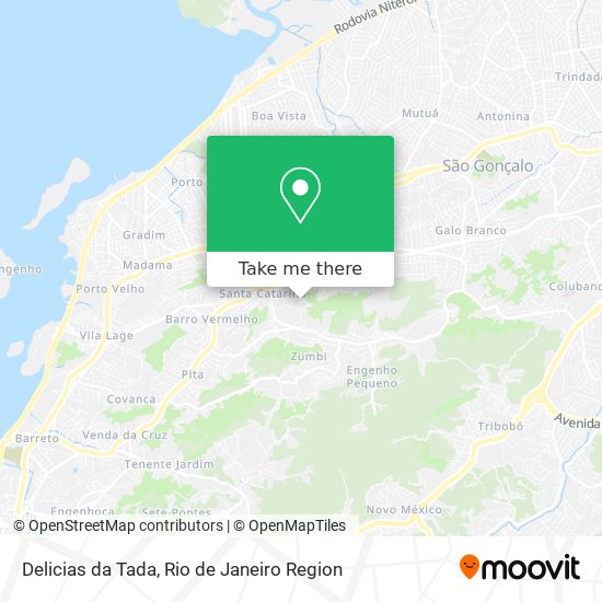 Delicias da Tada map