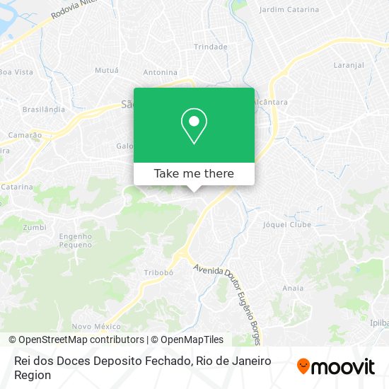 Mapa Rei dos Doces Deposito Fechado