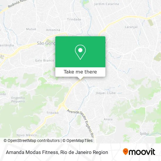 Amanda Modas Fitness map