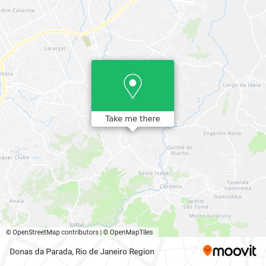 Donas da Parada map