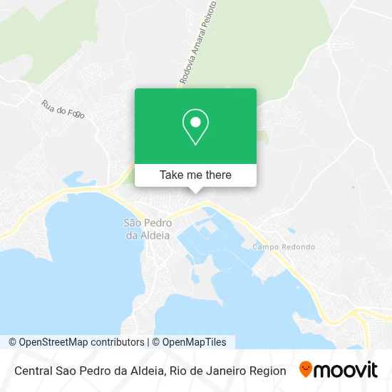 Central Sao Pedro da Aldeia map