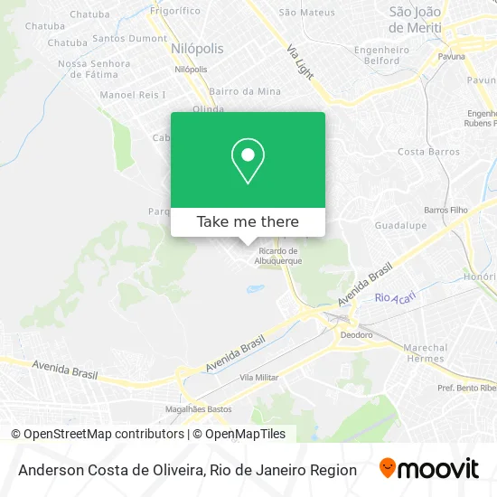 Anderson Costa de Oliveira map