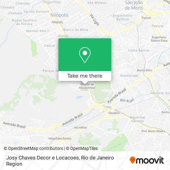 Mapa Josy Chaves Decor e Locacoes