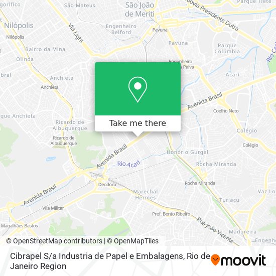 Cibrapel S / a Industria de Papel e Embalagens map