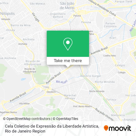 Cela Coletivo de Expressão da Liberdade Artística map