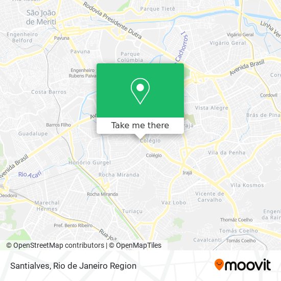 Mapa Santialves