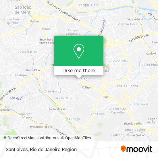 Santialves map