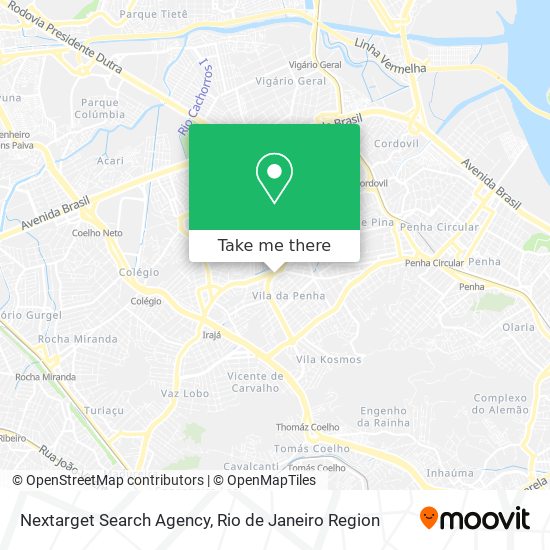 Nextarget Search Agency map