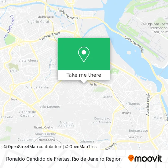 Ronaldo Candido de Freitas map