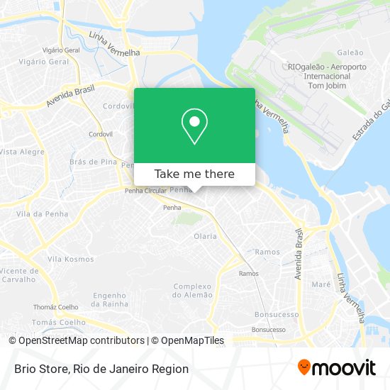 Brio Store map