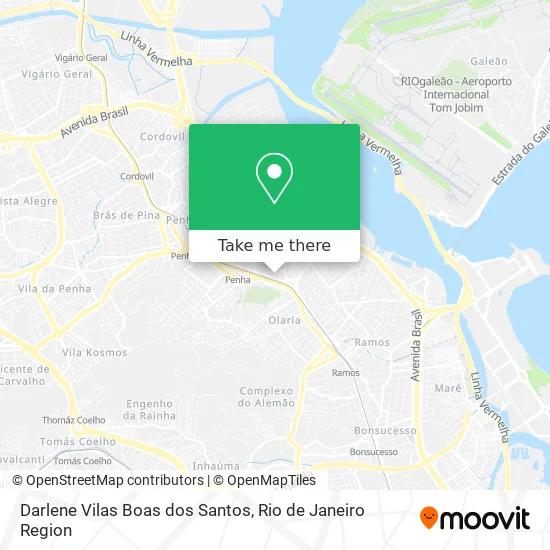 Darlene Vilas Boas dos Santos map