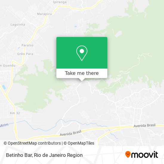 Mapa Betinho Bar