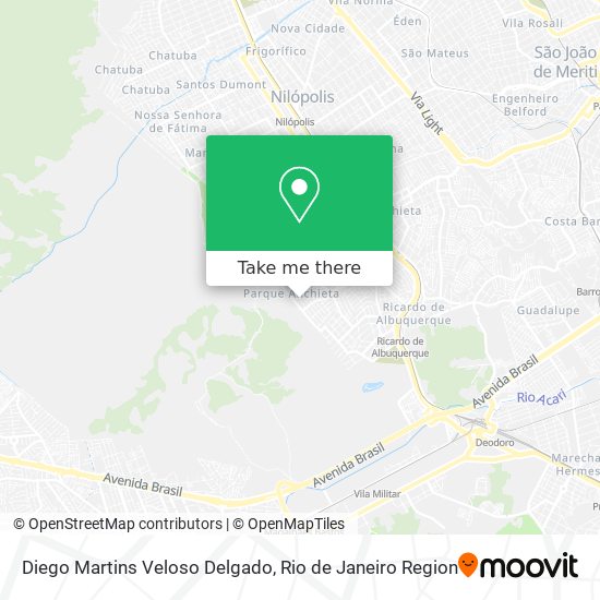 Diego Martins Veloso Delgado map