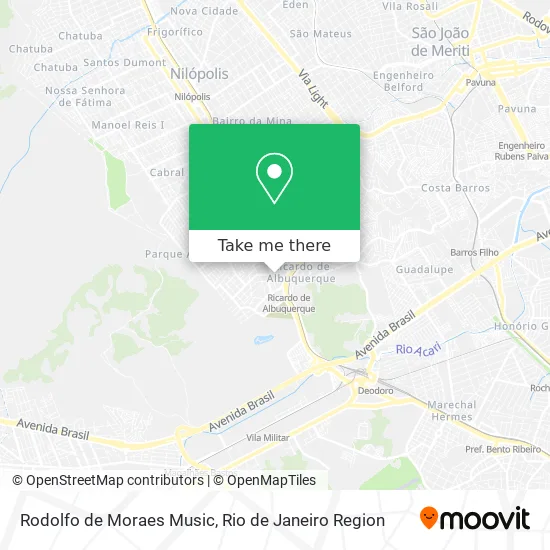 Rodolfo de Moraes Music map