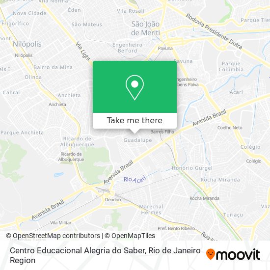Centro Educacional Alegria do Saber map