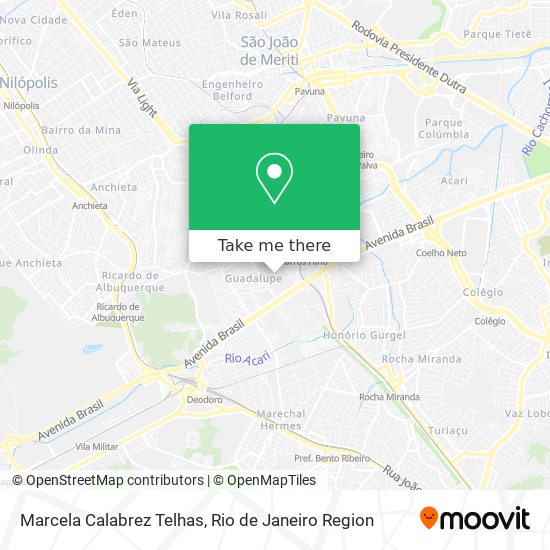 Marcela Calabrez Telhas map