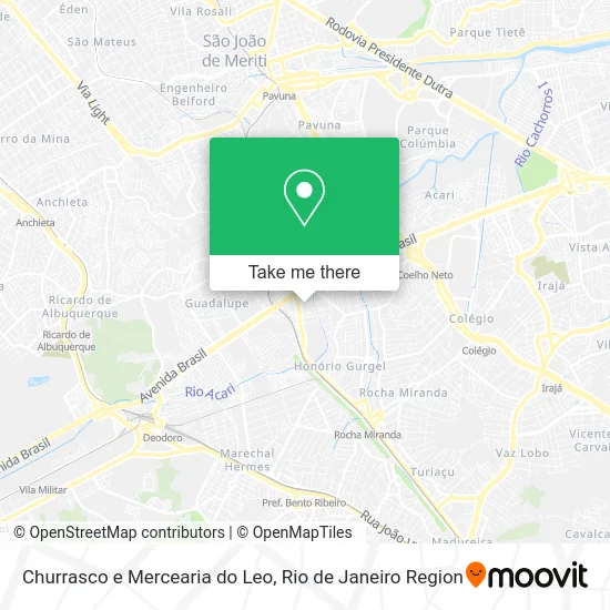 Churrasco e Mercearia do Leo map