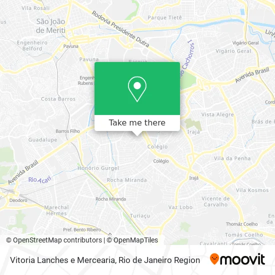Vitoria Lanches e Mercearia map
