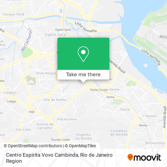 Centro Espirita Vovo Cambinda map