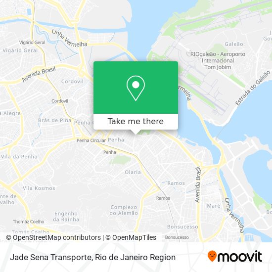 Jade Sena Transporte map