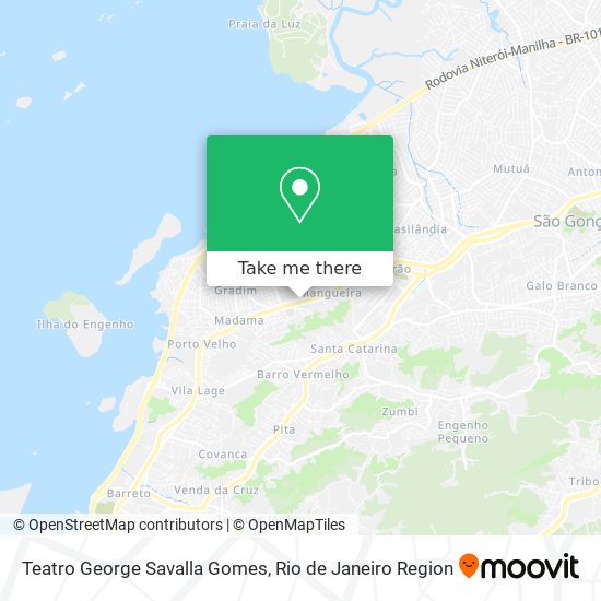 Mapa Teatro George Savalla Gomes