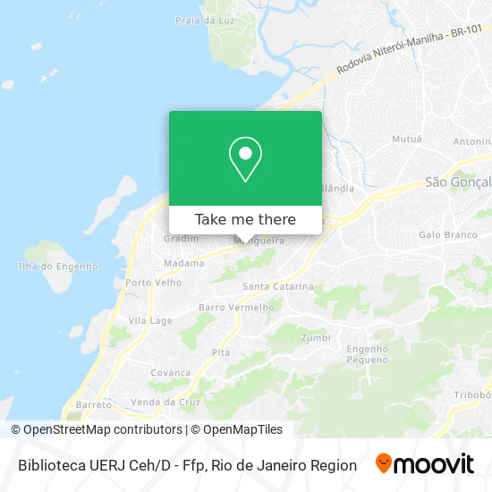 Biblioteca UERJ Ceh/D - Ffp map