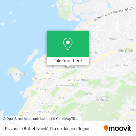 Pizzaria e Buffet Novità map