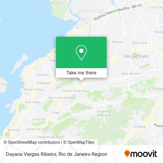 Dayana Vargas Ribeiro map