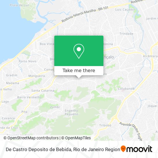 Mapa De Castro Deposito de Bebida