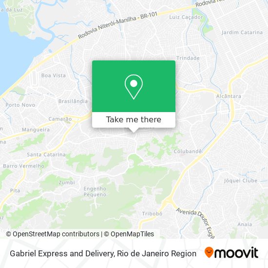 Mapa Gabriel Express and Delivery