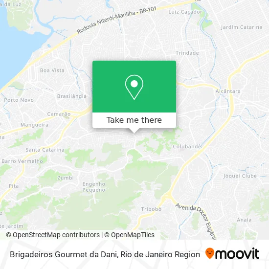 Brigadeiros Gourmet da Dani map