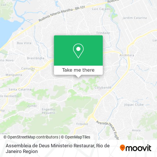 Mapa Assembleia de Deus Ministerio Restaurar