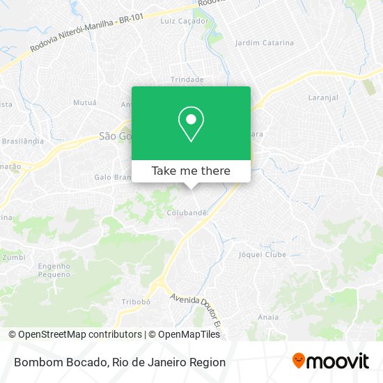 Bombom Bocado map