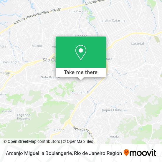 Mapa Arcanjo Miguel la Boulangerie