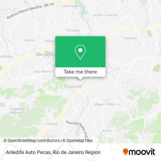 Anledife Auto Pecas map