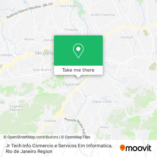 Mapa Jr Tech Info Comercio e Servicos Em Informatica