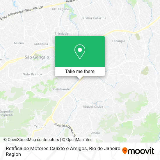 Retífica de Motores Calixto e Amigos map
