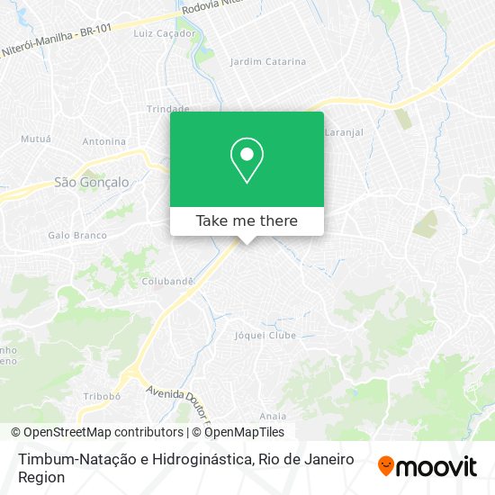 Timbum-Natação e Hidroginástica map