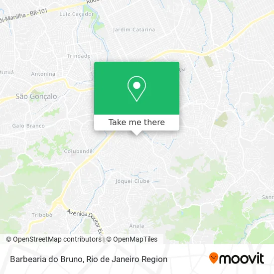 Barbearia do Bruno map