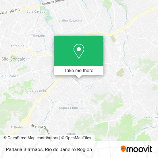 Padaria 3 Irmaos map