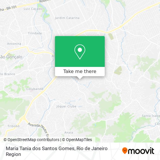 Mapa Maria Tania dos Santos Gomes