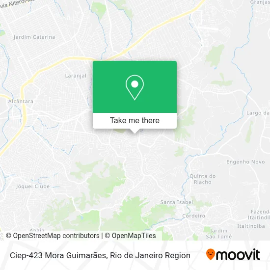 Ciep-423 Mora Guimarães map