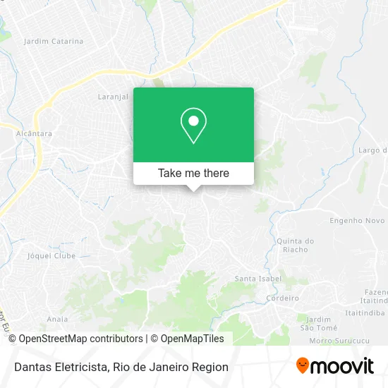 Dantas Eletricista map