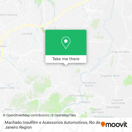Machado Insulfilm e Acessorios Automotivos map